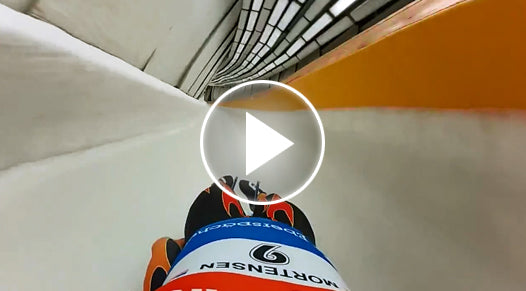 POV of a Luge Track at 80 MPH!