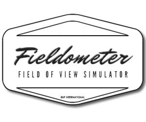 RHP International Fieldometer - Field of View Simulator