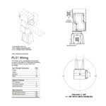 Teledyne FLIR PTU-D300E-HS Pan/Tilt Unit - D300-HS Series, One Side Bracket, PL-01 Wiring